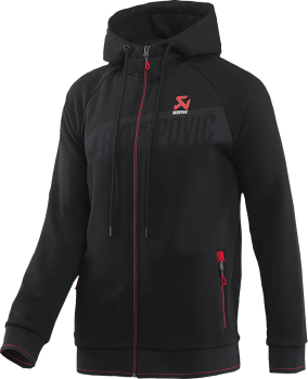 ZIP HOODIE BLACK MEN 2XL