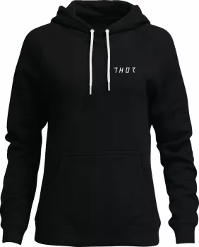 HOODIE WOMENS TRAX BLACK SM