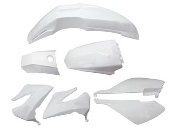 Tec-X Bodywork kit, White, Derbi Senda 00-08