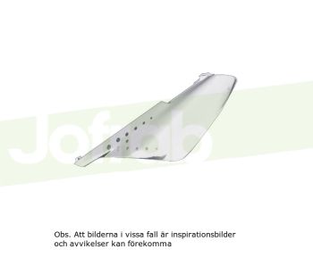 Tec-X Rear side cover kit, White, Derbi Senda 00-08