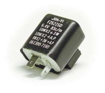 Flasher relay, Mechanical, 2-pin, 12V