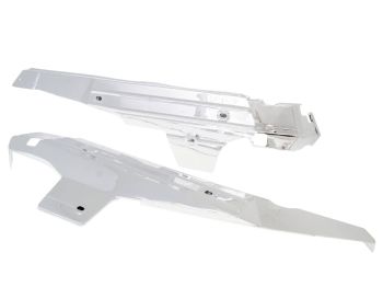 side cover set / side panel set chromed for Puch Maxi L / S E50