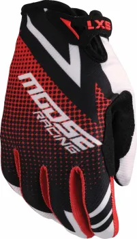GLOVE YOUTH SX1 RED/BLACK LG