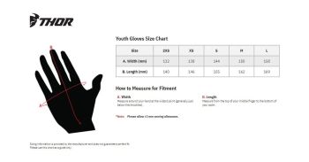 GLOVES YTH LAUNCHMODE BLEACH G