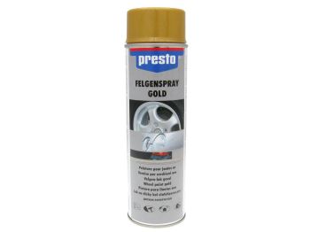 wheel spray paint Presto gold 500ml
