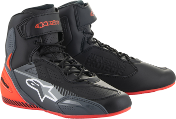 SHOE FASTER-3 BLK/GY/RD 10.5