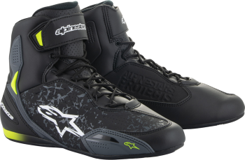 SHOE FASTER-3 BLK/YLW 13