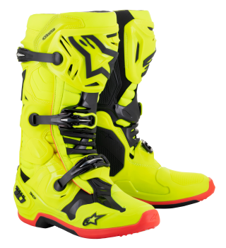 BOOT TECH 10 YLW/BK/RD