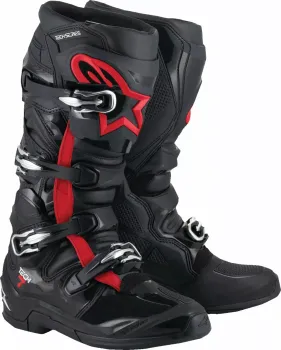 BOOT TECH 7 BLACK/RED FLUO 7