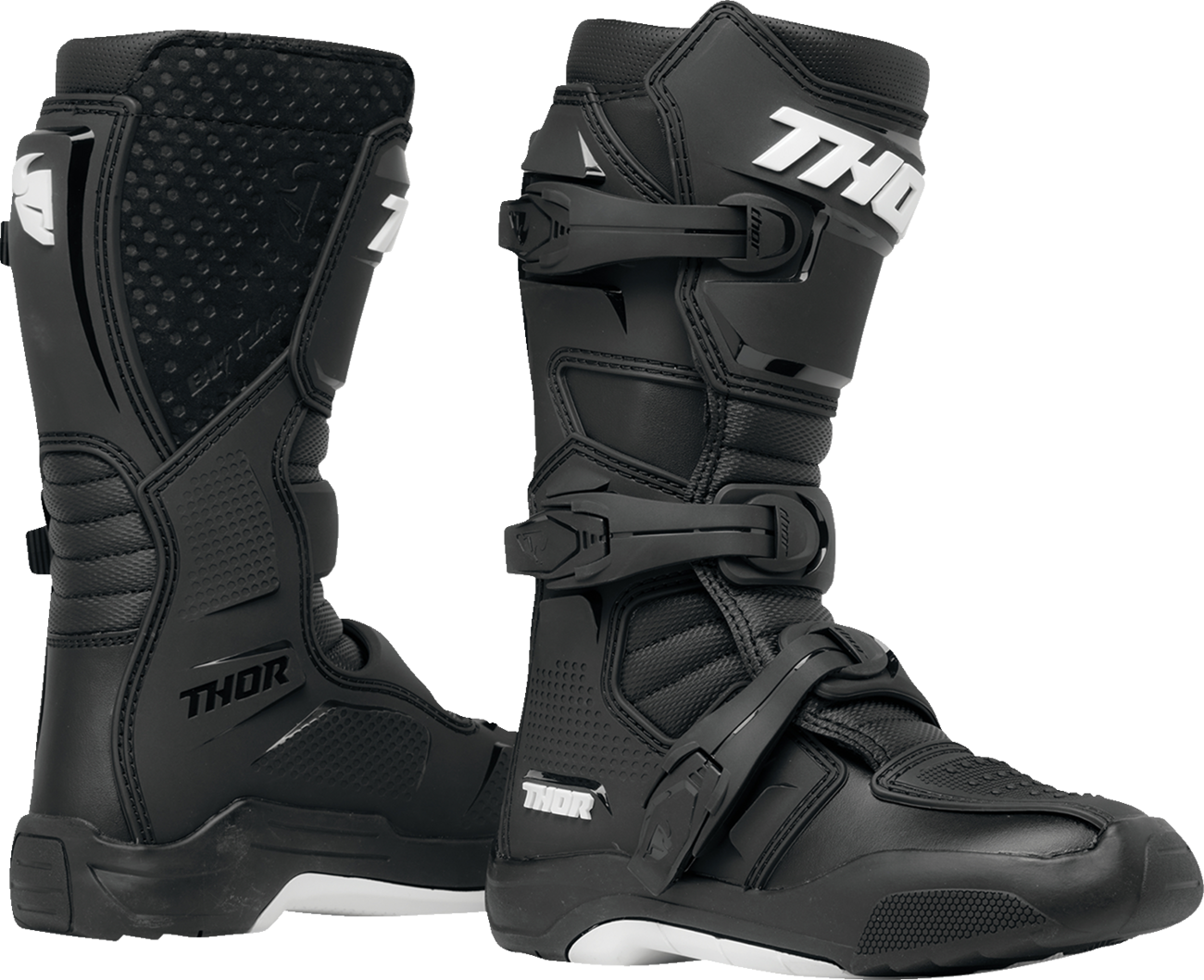 BOOT YTH BLITZ XR BK/WH 1