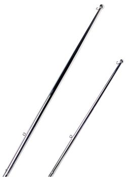 Flagpole w/end ball - 750 mm.