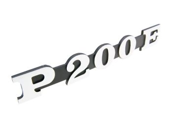 side cover badge "P200E" for Vespa P 200 E