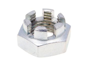 rear wheel castle nut / crown nut M14 SW22 for Piaggio Vespa 50, 90, 125, ET3, N, P, PX, Primavera, Sprint, Rally