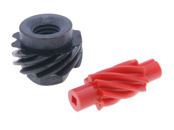 speedo drive gear / speedo gearing set for Vespa 50, 125 Primavera, ET3, PK50, PK 50 XL