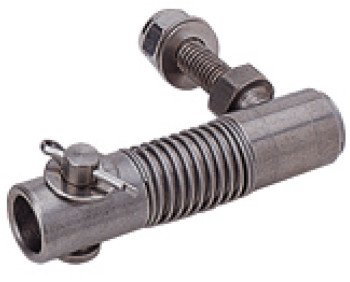 Stainless ball joint for steering cable