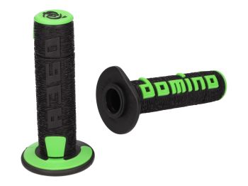 handlebar grip set Domino A360 off-road black / green