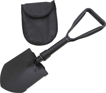 SHOVEL FOLDBLE BLK MSE