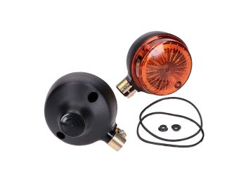 rear indicator light set round shape for Simson S50, S51, S70, SR50, SR80, MZ TS 250, ETZ 125, ETZ 150, ETZ 250