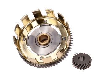 Tuning lightweight clutch basket stage 1 w/ sprocket 65/20 for Simson S51, S53, S70, S83, SR50, SR80, KR51/2 Schwalbe