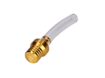crankcase vent hose 6mm universal - gold