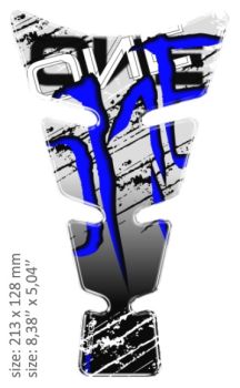 TANK PAD SPIRIT SCRATCHES BLUE