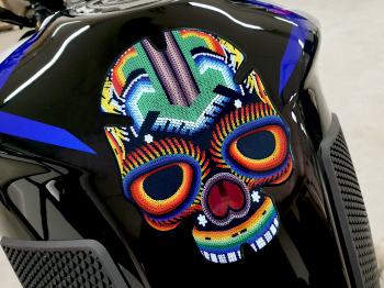 TANKPAD COLOURED SKULL