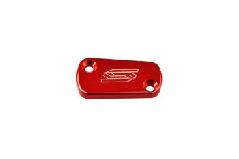 Scar Rear Brake Reservoir Cover - Kawasaki/Suzuki Red color