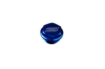 Scar Rear Brake Reservoir Cover - Ktn/Husqvarna/Sherco/Husaberg Blue color