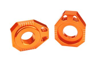 Scar Axle Blocks - Ktm Orange color