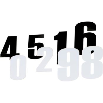 Vinyl Race Numbers Moose Racing 4 and 6 inch