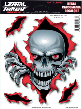 DECAL PEEK-A-BOO SKULL