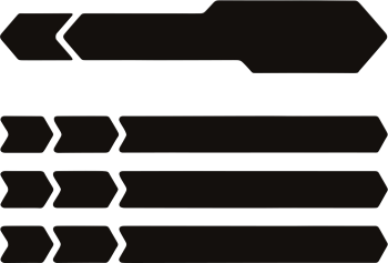 DECAL CHAIN GD MAT BK