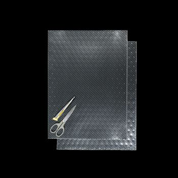 STICKER SHEET CARBON 2PCS WITH
