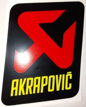 Akrapovic Sticker inside