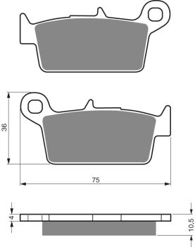 GOLDFREN Brake Pads 003 Ceramic Carbon K1