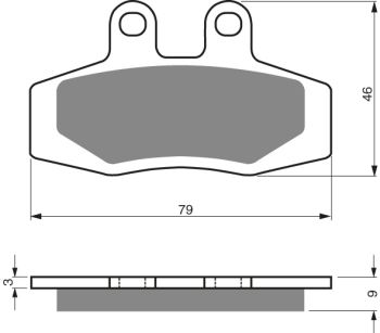 GOLDFREN Brake Pads 026 Ceramic Carbon AD