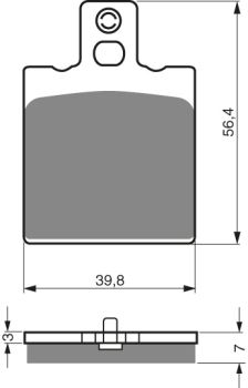GOLDFREN Brake Pads 038 Ceramic Carbon AD