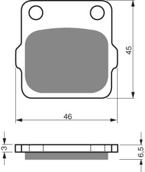 GOLDFREN Brake Pads 077 Ceramic Carbon K1