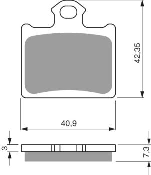 GOLDFREN Brake Pads 297 Ceramic Carbon AD