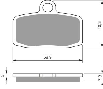 GOLDFREN Brake Pads 307 Ceramic Carbon AD