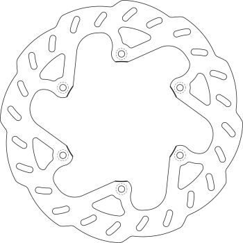 GOLDFREN Brakedisc rear YZ 22-..YZ450F 20-. YZ250F 21-