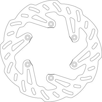 GOLDFREN Brakedisc Rear KX125/250 89-02KX500 89-KLX6