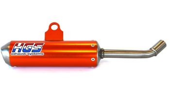 HGS Silencer 2T Racing SX85/TC85 25-.. Orange Steel cap