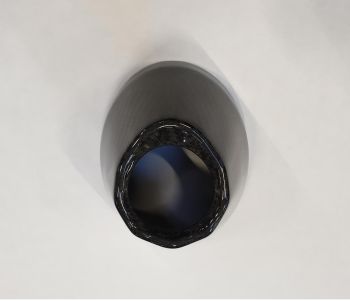 HGS End Cap Racing Carbon 125/250cc 2T Round 70mm