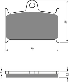GOLDFREN Brake Pads 017 Ceramic carbon AD