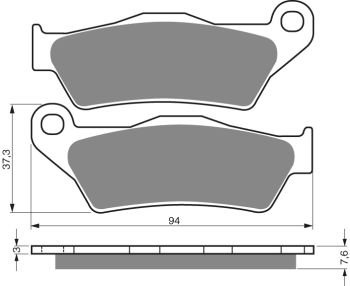 GOLDFREN Brake Pads 031 Ceramic Carbon S3