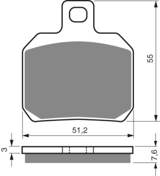 GOLDFREN Brake Pads 152 Ceramic Carbon S3