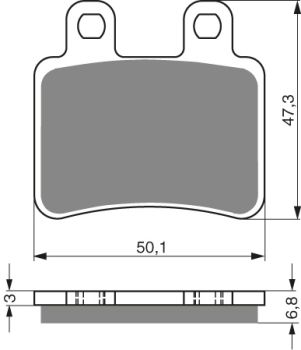 GOLDFREN Brake Pads 211 Ceramic carbon AD