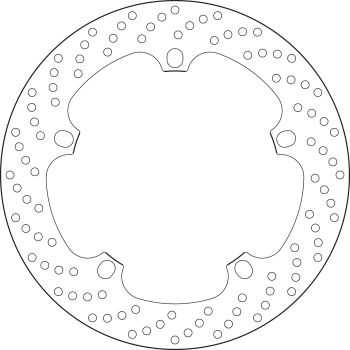 GOLDFREN brakedisc yd305 hd204 id181 t5