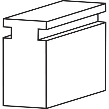 TUNNEL WEAR STRIP S-D 3/4